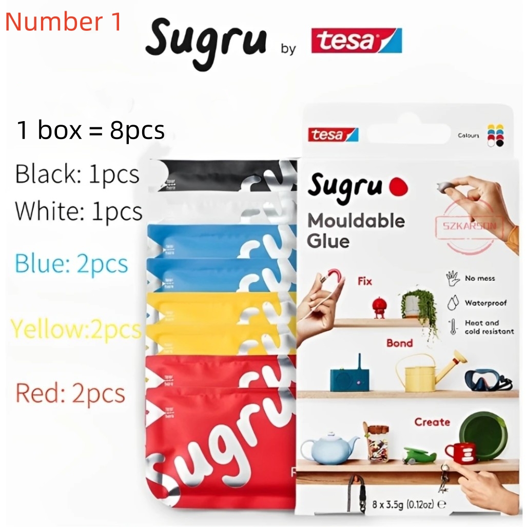 Home Improvement Diy - 1 box=8 pcs Tesa Sugru Mouldable