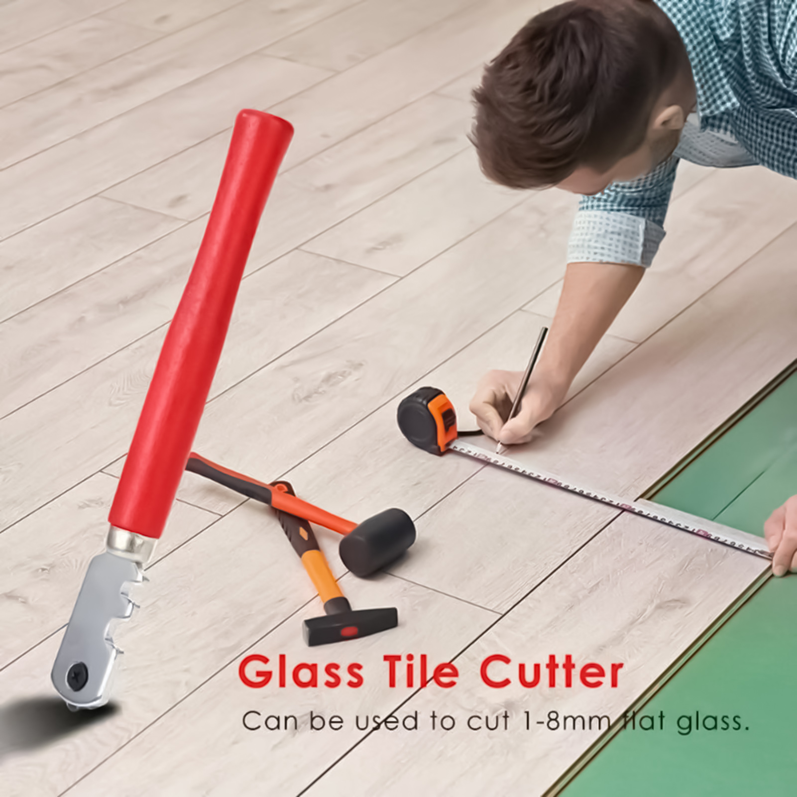 Home Improvement Show - 1pc Glass Cutter Professional Heavy Duty