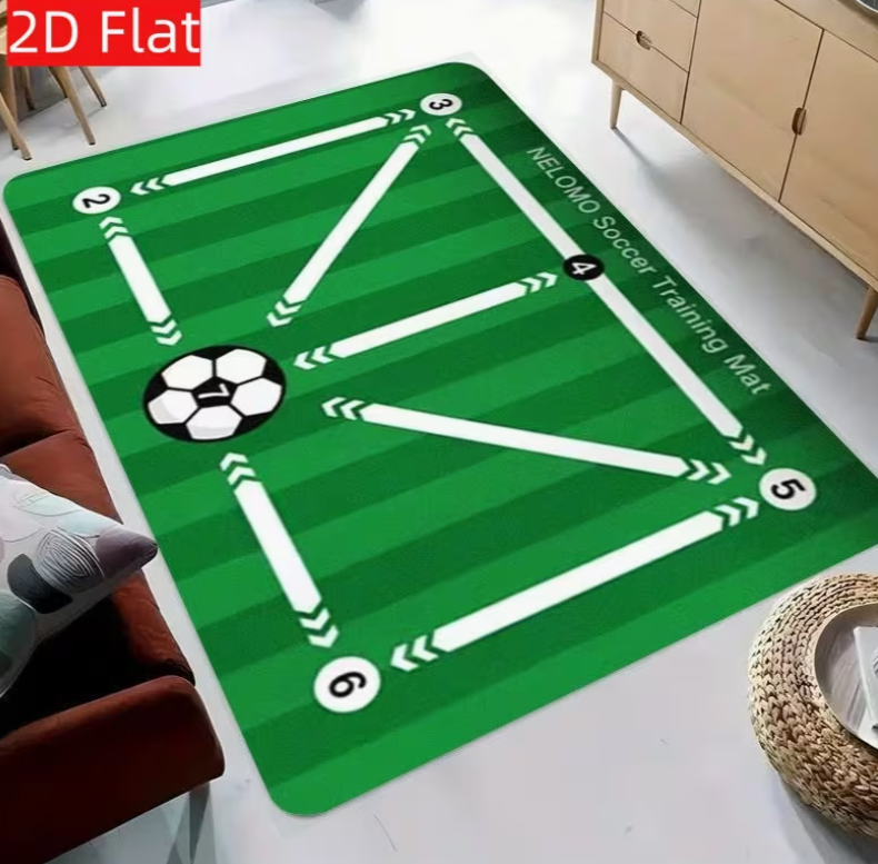 Home Improvement Help - 2D Flat NELOMO Soccer Training Mat,