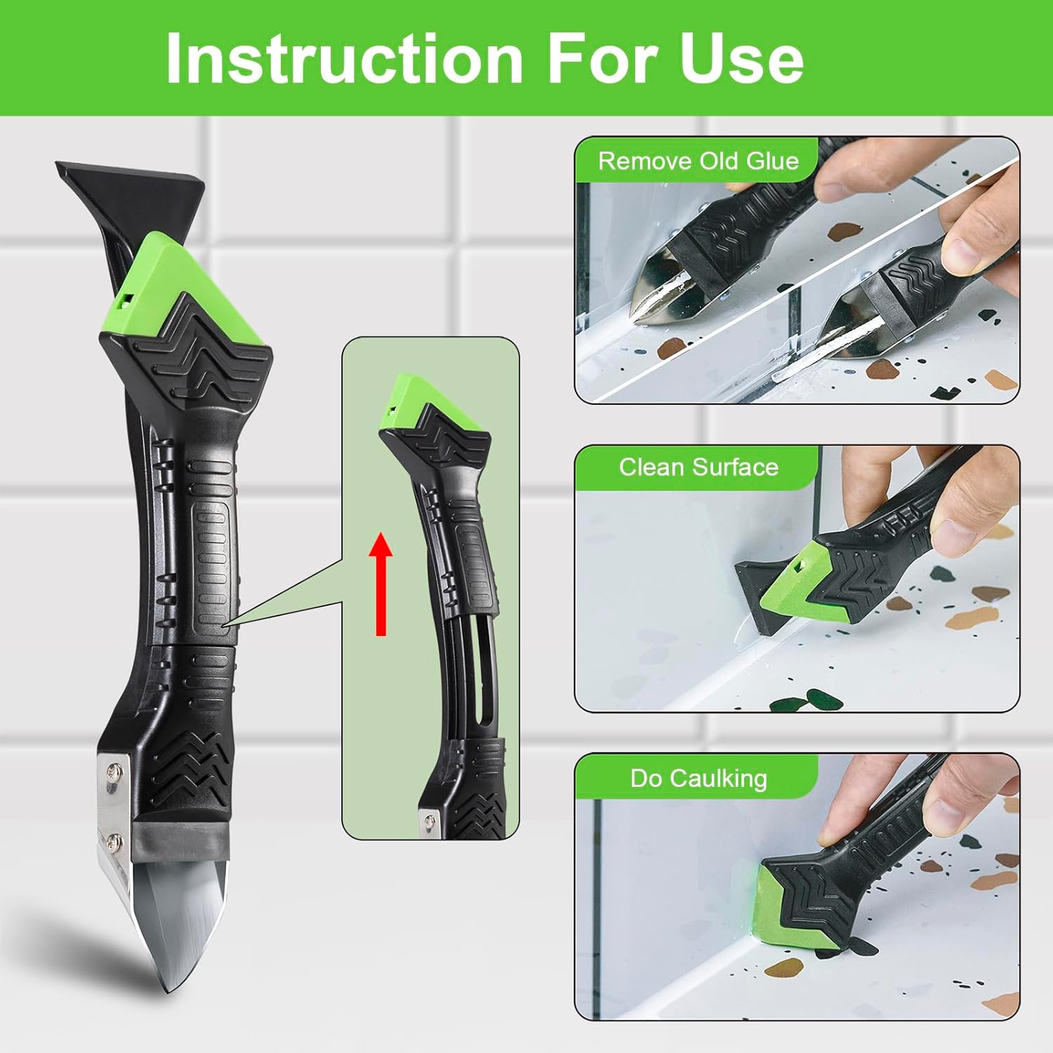 3 in 1 Silicone Caulking Tool  - Bathroom Caulk Siliconized avaliação e preço