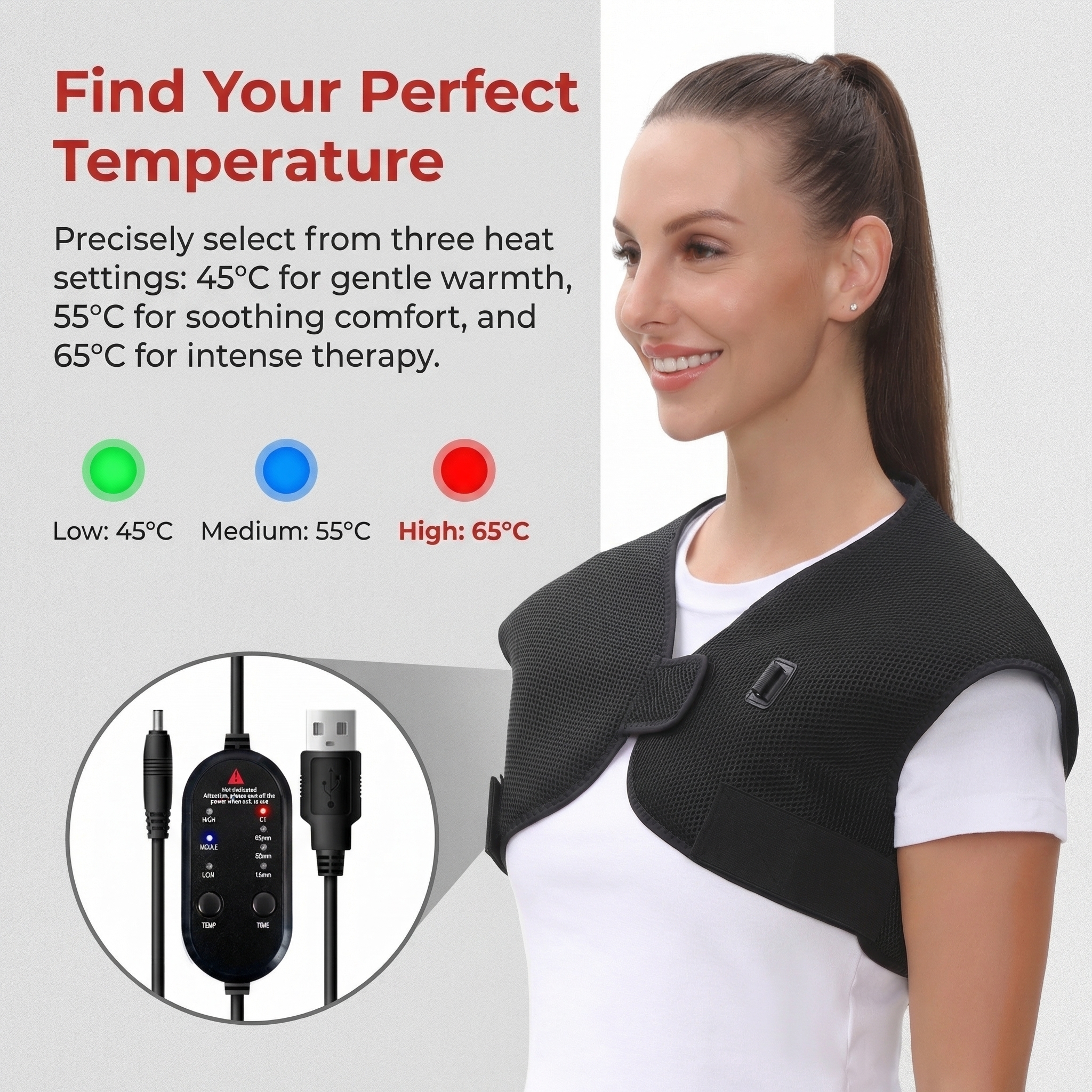 Electric Heating Shoulder Brac - Home Improvement Help avaliação e preço