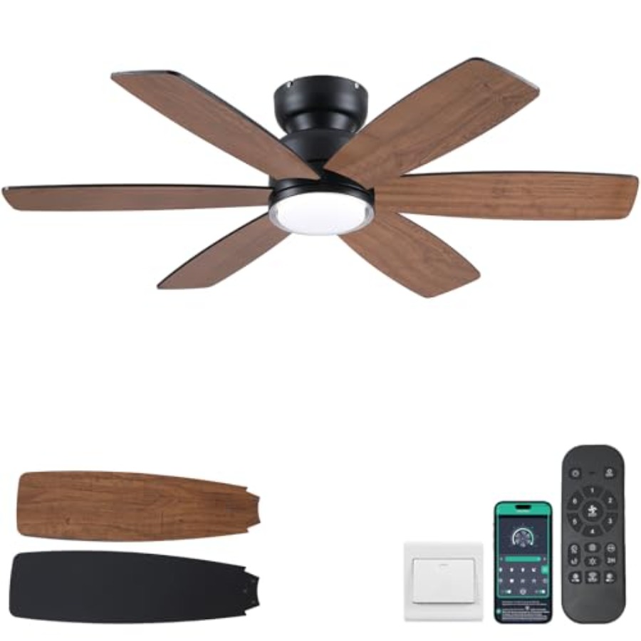 Rustic Ceilg Fans with Lights, - Ceiling Fan Mount avaliação e preço