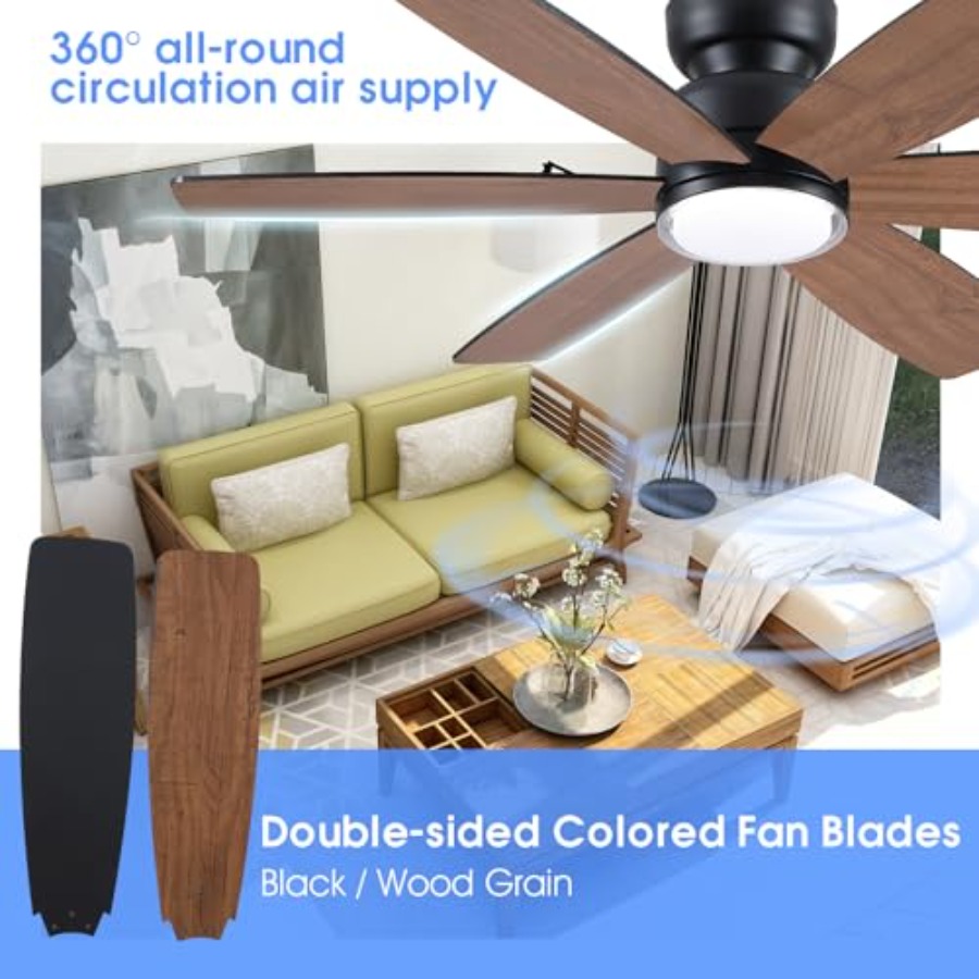 Rustic Ceilg Fans with Lights, - Ceiling Fan Mount avaliação e preço