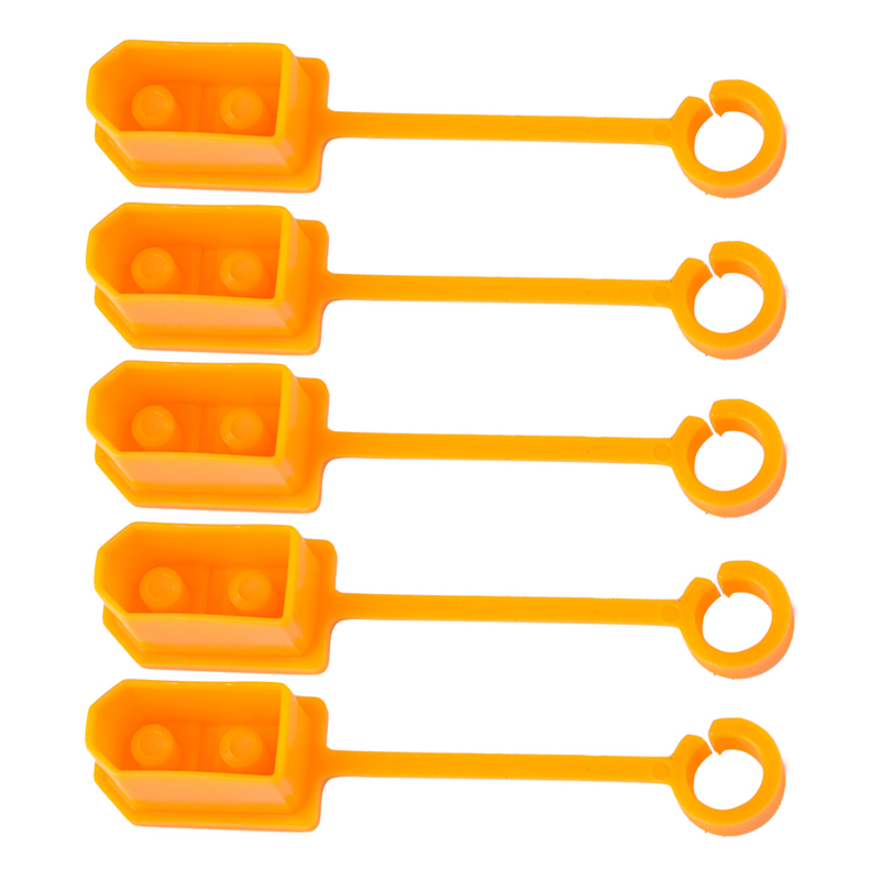 10PCS/lot Red Orange XT60 Plug - Wire Connector Cap avaliação e preço