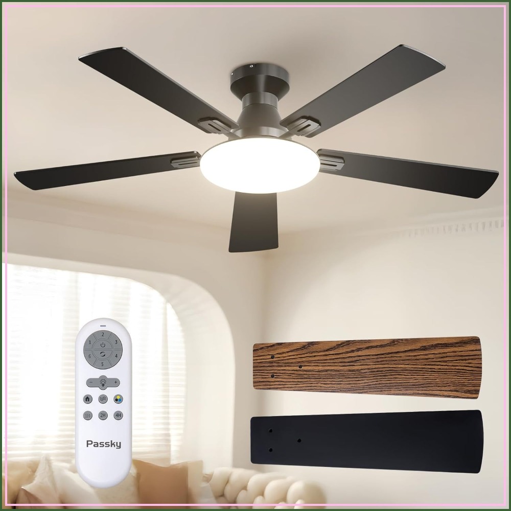 52 inch Flush Mount Ceiling Fa - Ceiling Fan Mount avaliação e preço