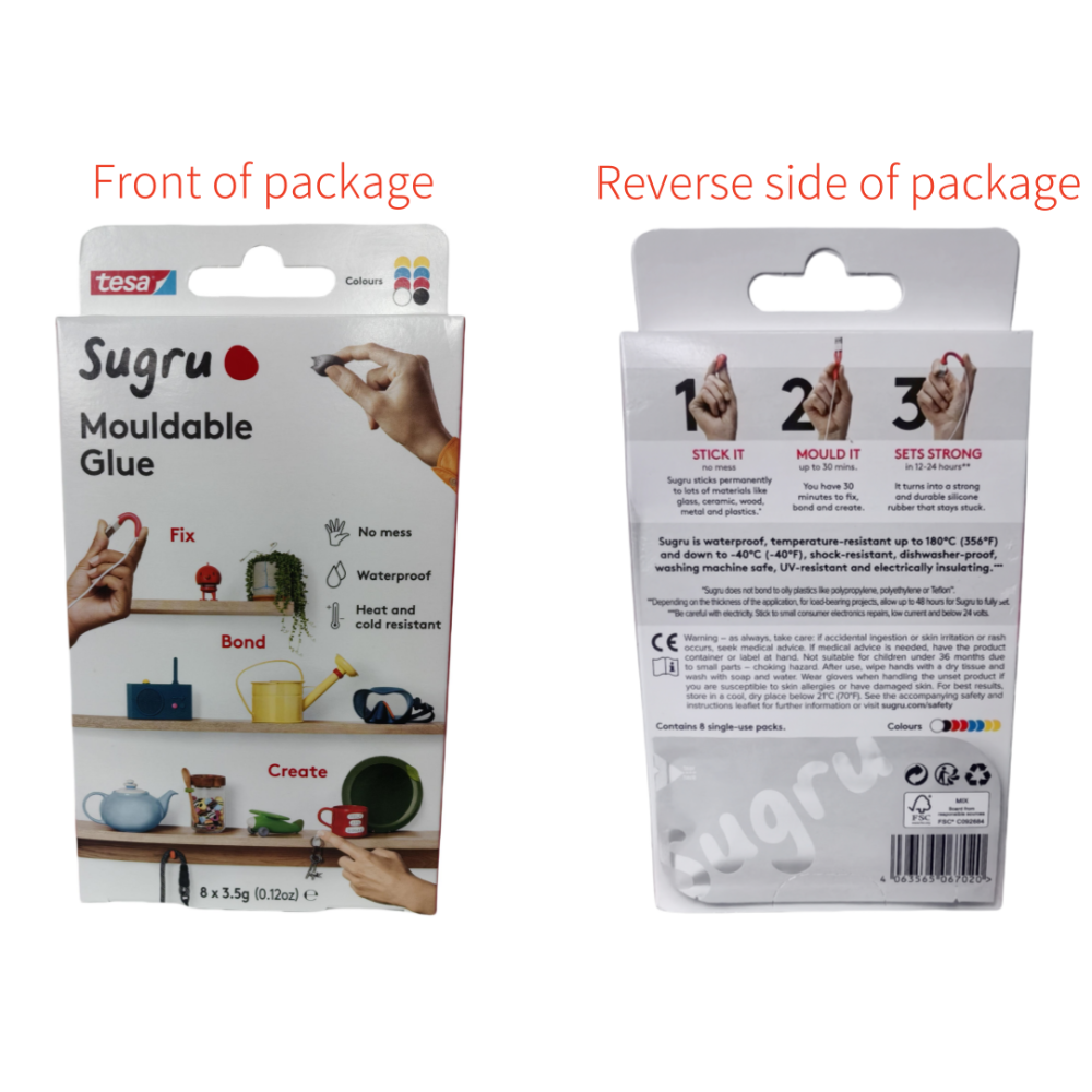 1 box=8 pcs Tesa Sugru Mouldab - Home Improvement Diy avaliação e preço