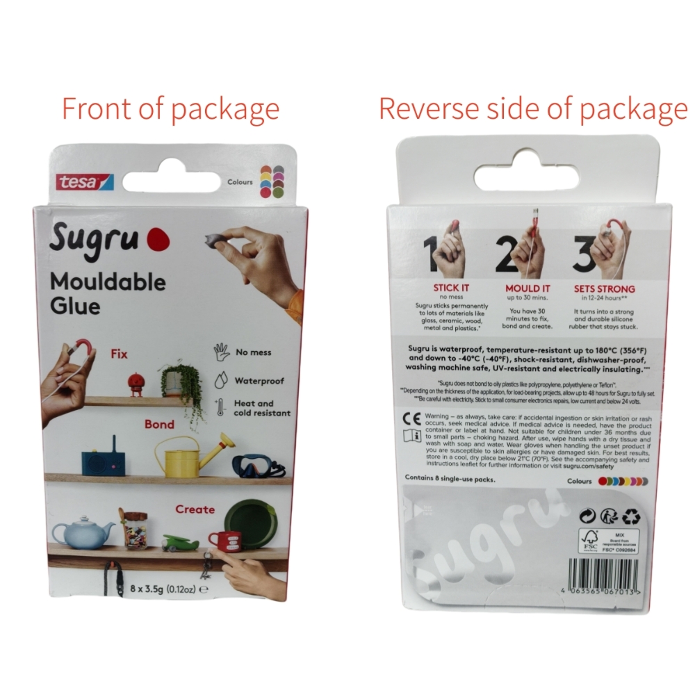1 box=8 pcs Tesa Sugru Mouldab - Home Improvement Diy avaliação e preço