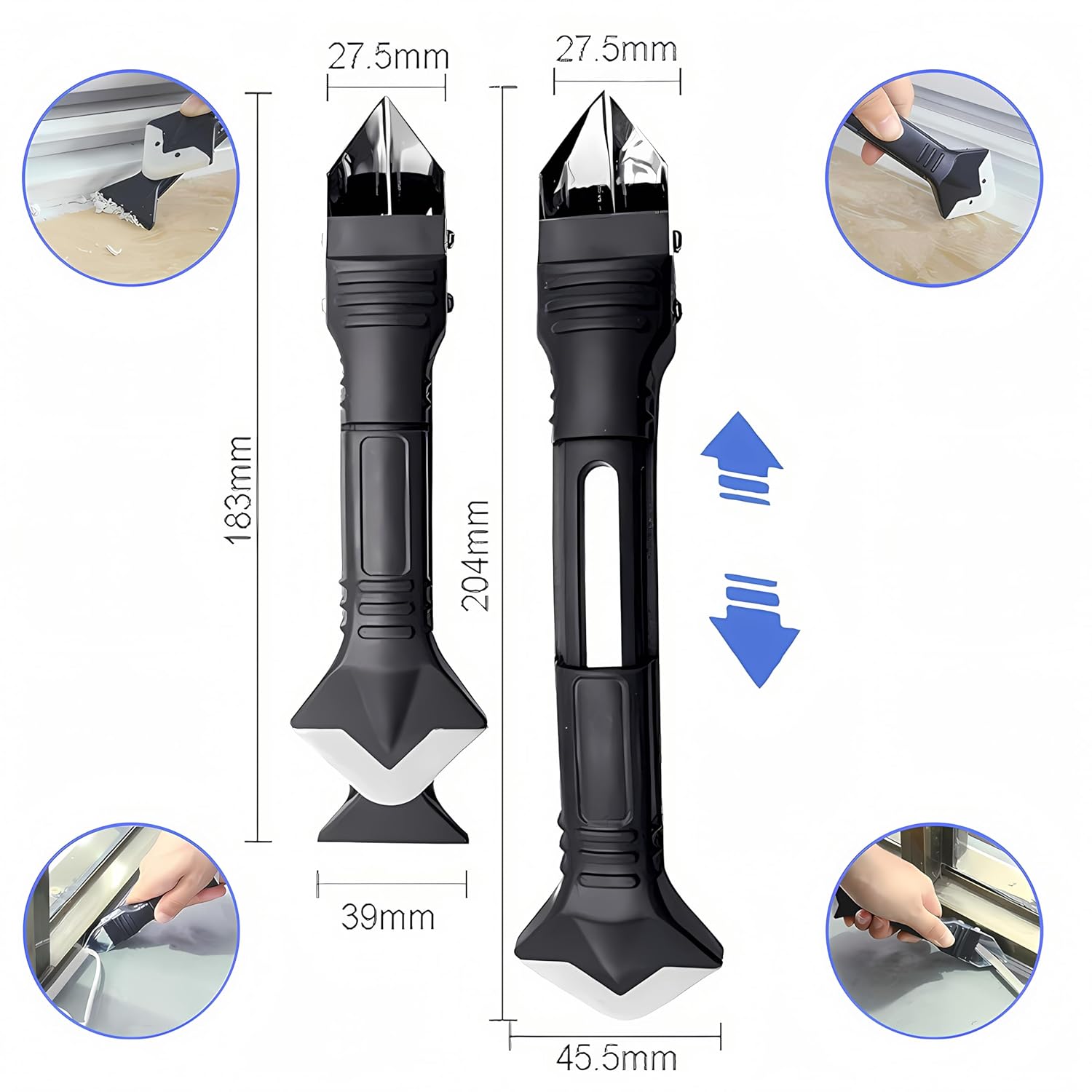11Pcs Caulking Tools Kit, 3 in - Bathroom Caulk Siliconized avaliação e preço