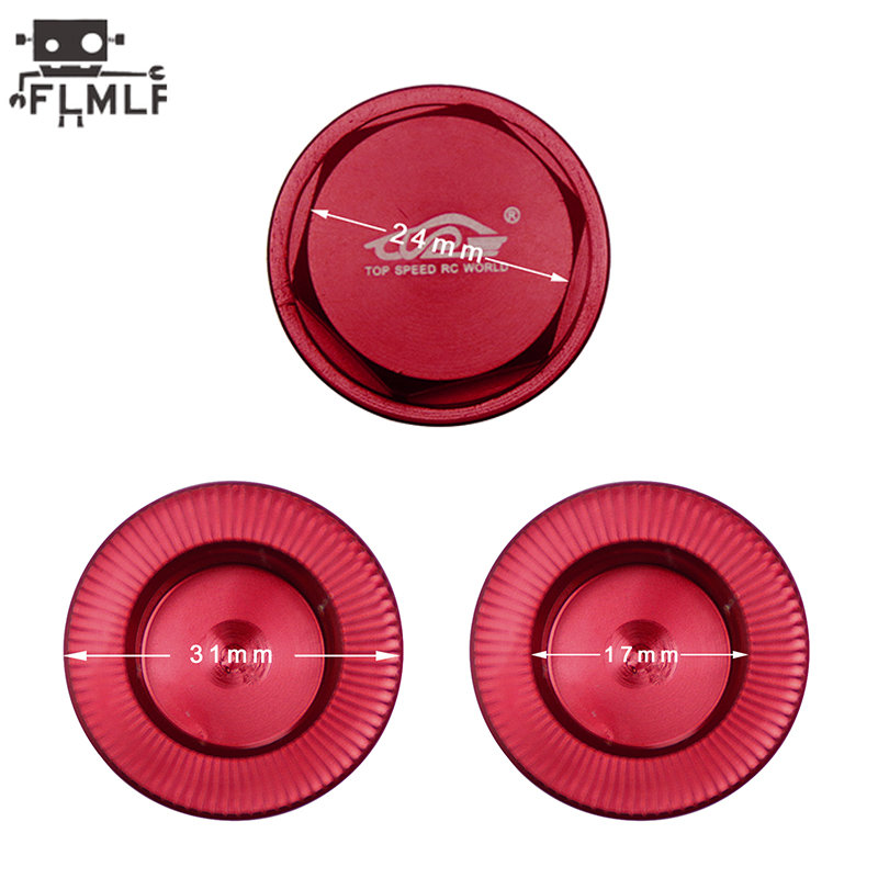 Aluminum Wheel Nut Cap for 1/5 - Wire Connector Cap avaliação e preço