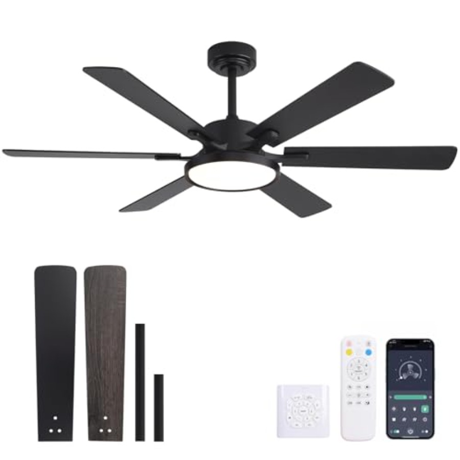 52in Black Low Profile Ceiling - Ceiling Fan Mount avaliação e preço