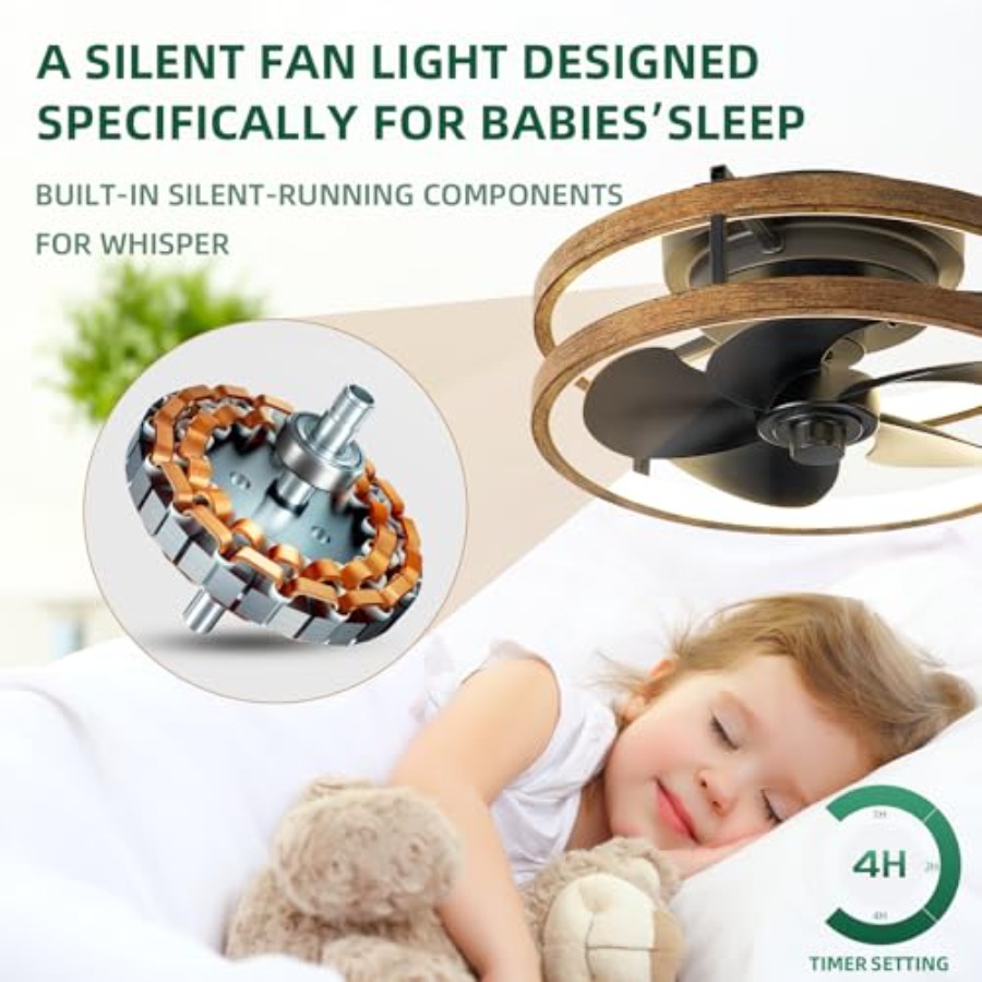 13 Inch Small Ceiling Fan with - Ceiling Fan Mount avaliação e preço