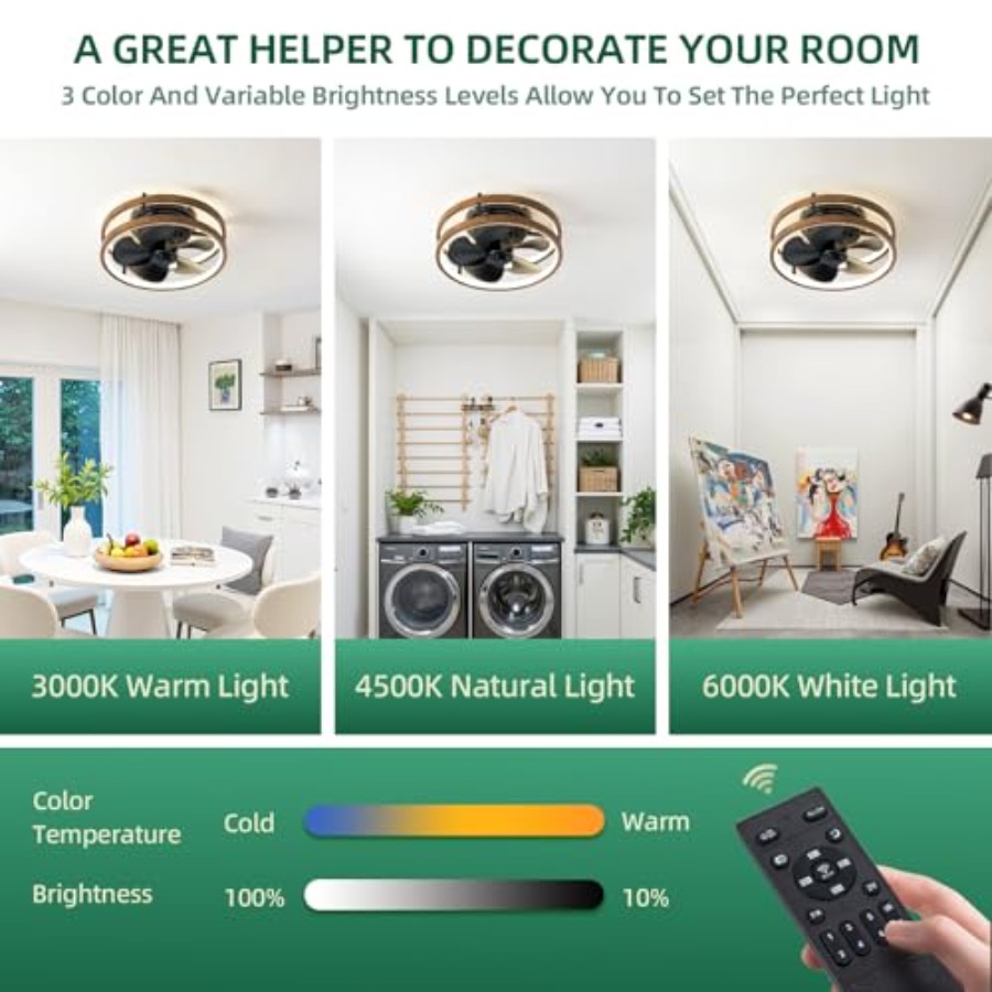 13 Inch Small Ceiling Fan with - Ceiling Fan Mount avaliação e preço