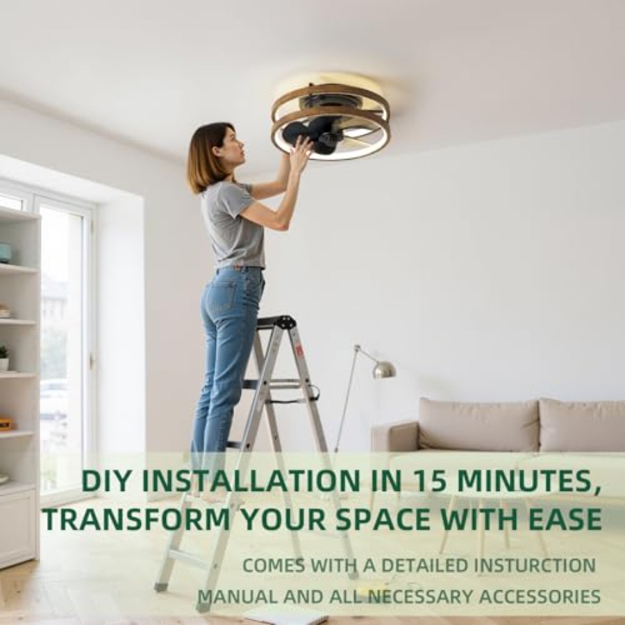 13 Inch Small Ceiling Fan with - Ceiling Fan Mount avaliação e preço