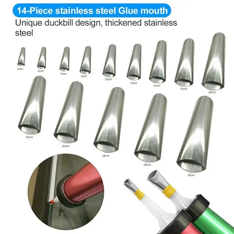 14PCS Stainless Steel Caulk No - Bathroom Caulk Siliconized avaliação e preço