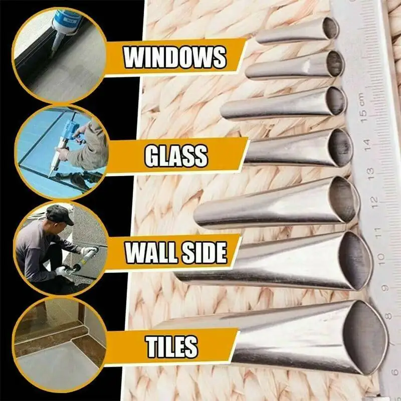14PCS Stainless Steel Caulk No - Bathroom Caulk Siliconized avaliação e preço