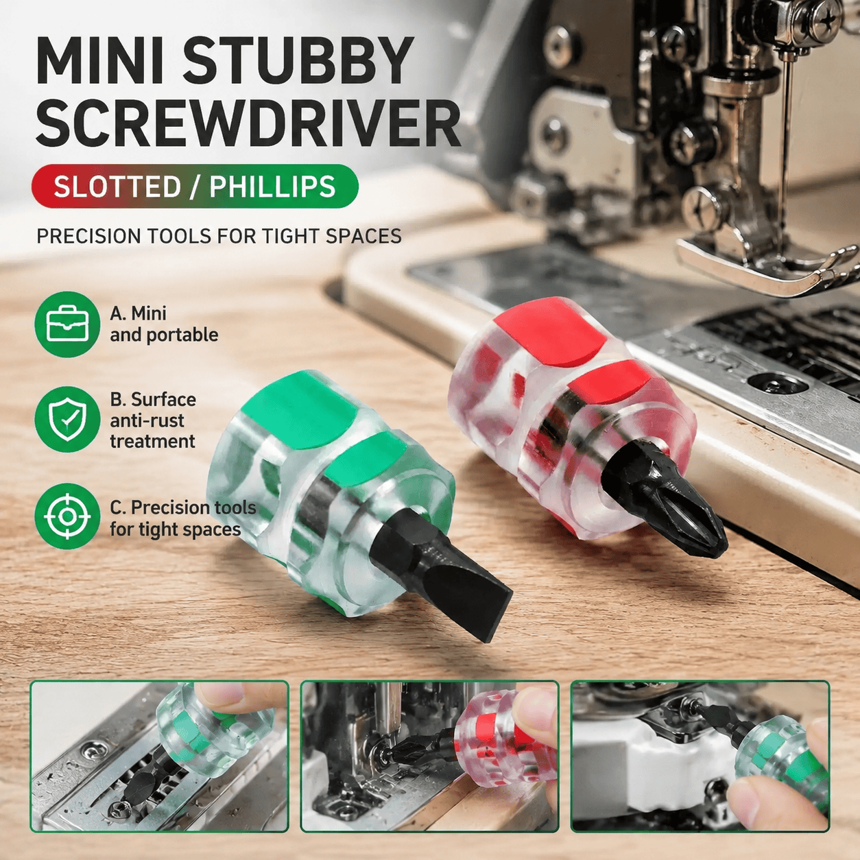 One Piece Mini Portable Screwd - Home Improvement Diy avaliação e preço