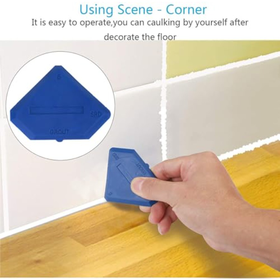 3 Pcs Silicone Caulking Tools, - Bathroom Caulk Siliconized avaliação e preço
