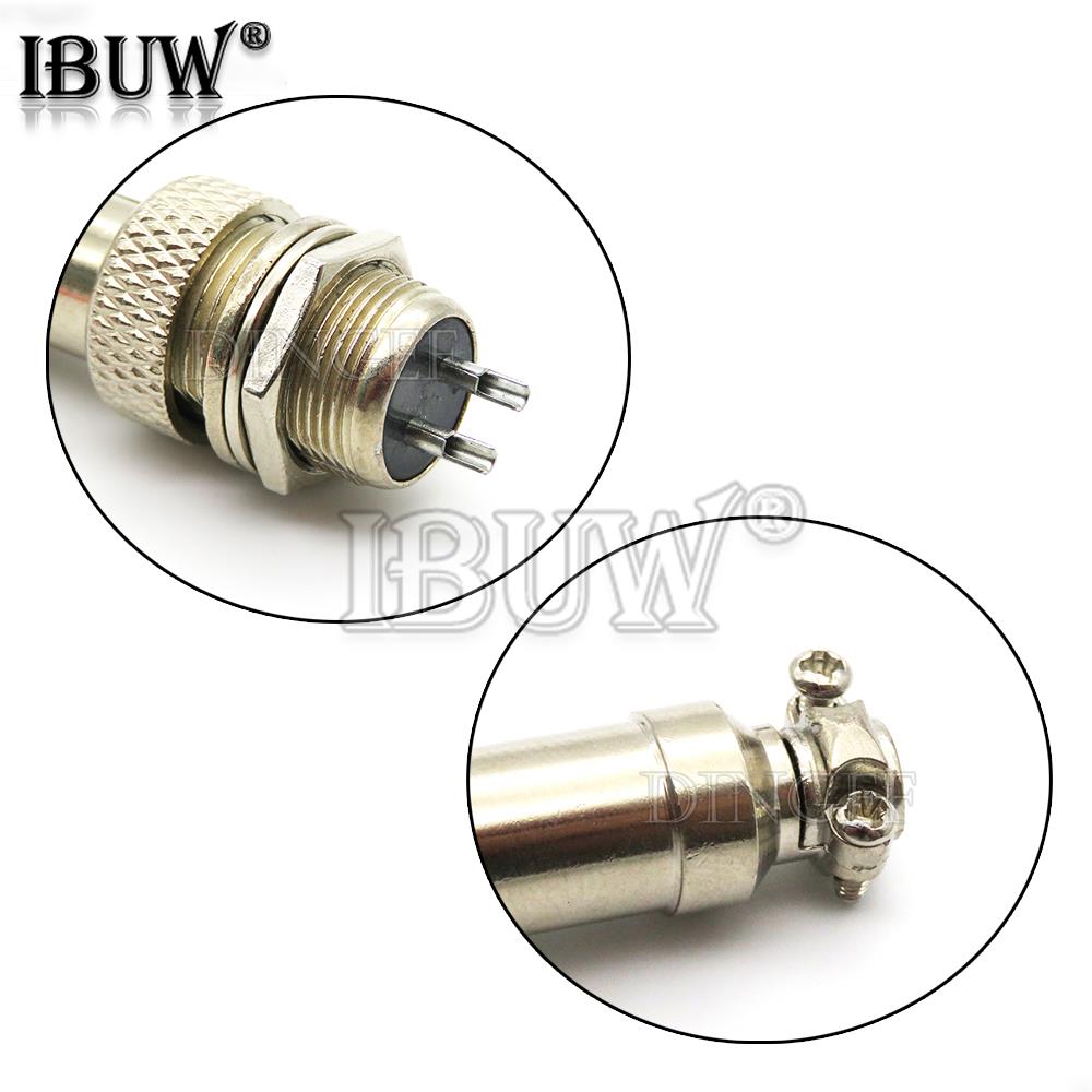 1Set/lot GX12 2/3/4/5/6/7 Pin  - Wire Connector Cap avaliação e preço