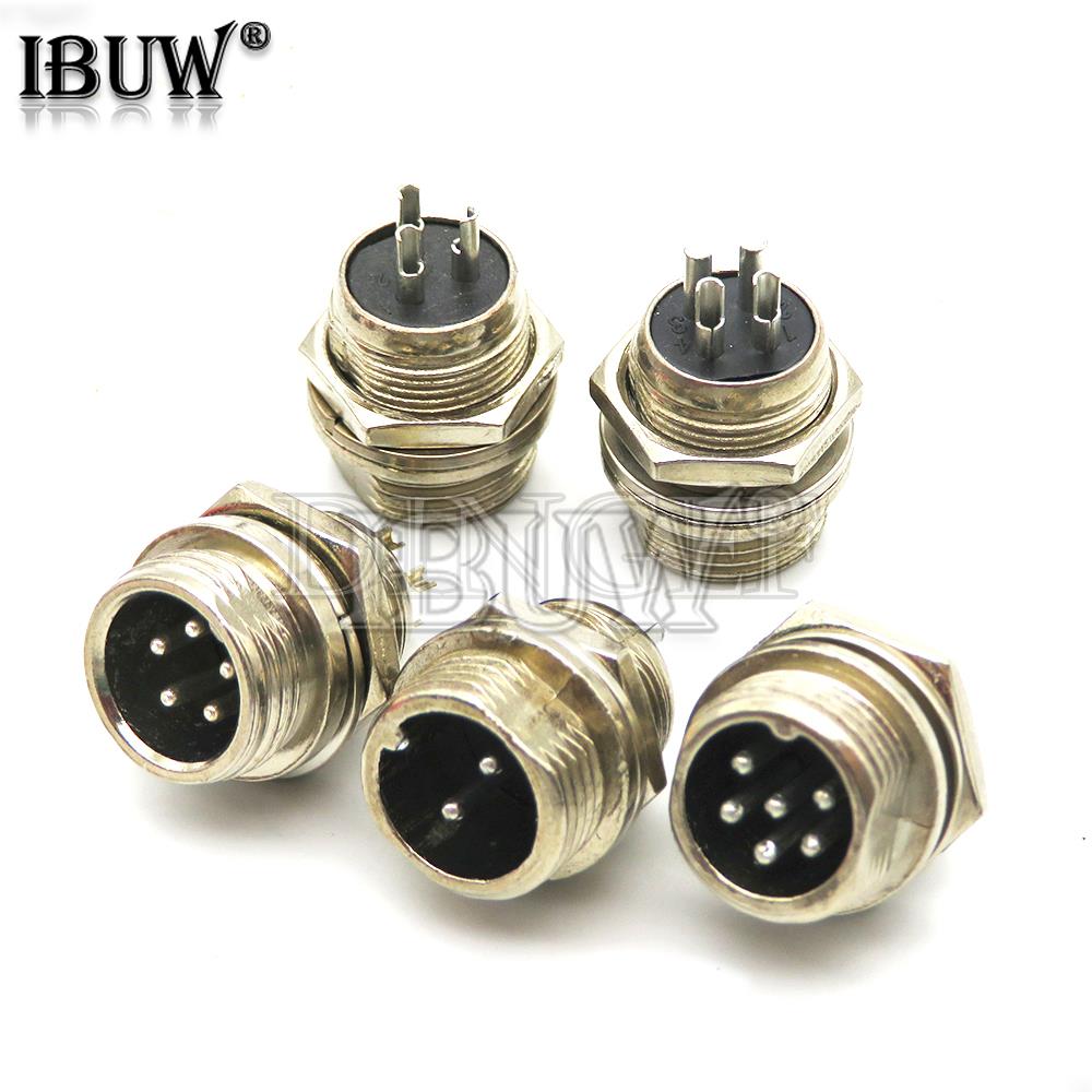 1Set/lot GX12 2/3/4/5/6/7 Pin  - Wire Connector Cap avaliação e preço