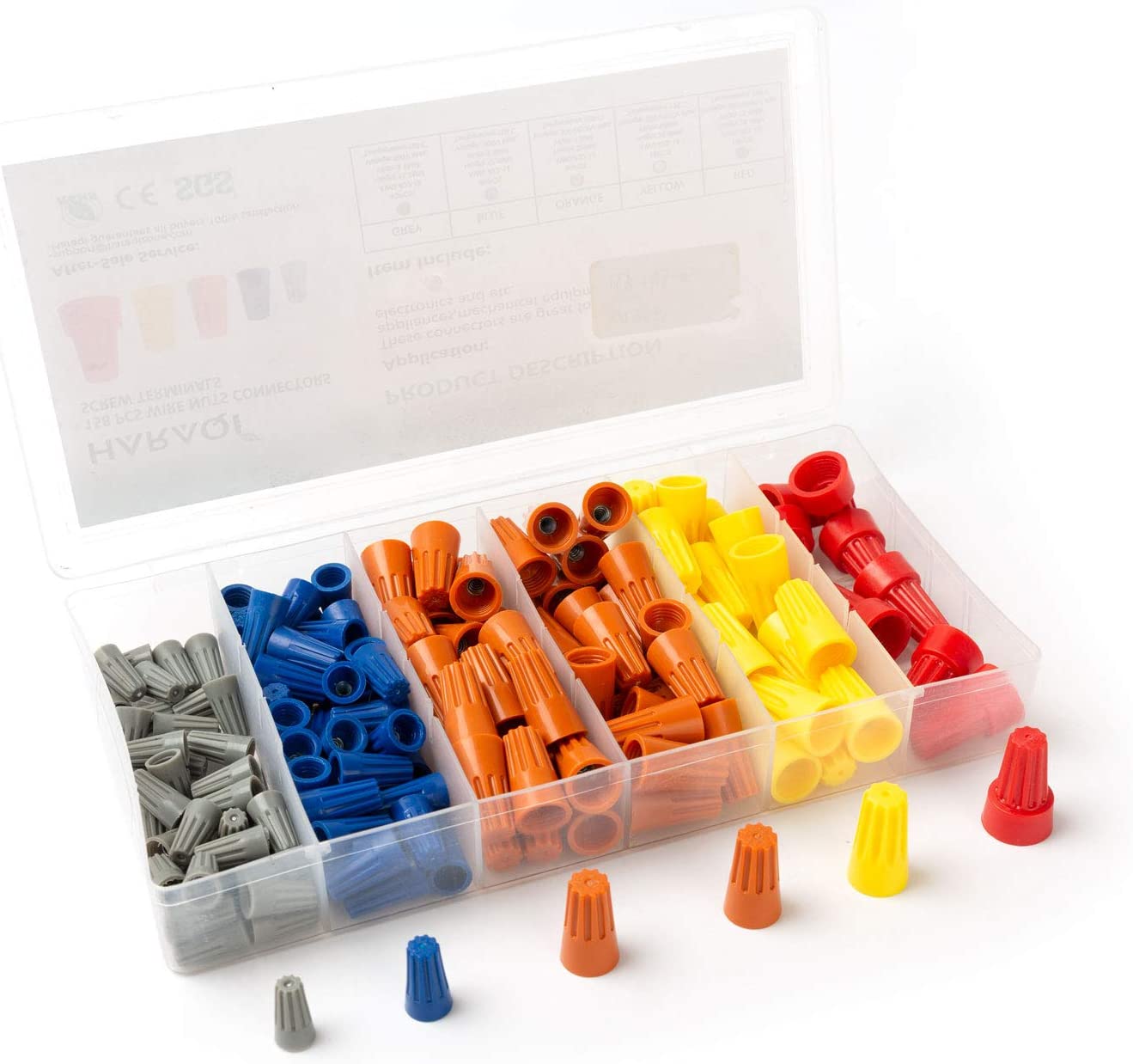 110/158/220Pcs Screw Crimp Cap - Wire Connector Cap avaliação e preço
