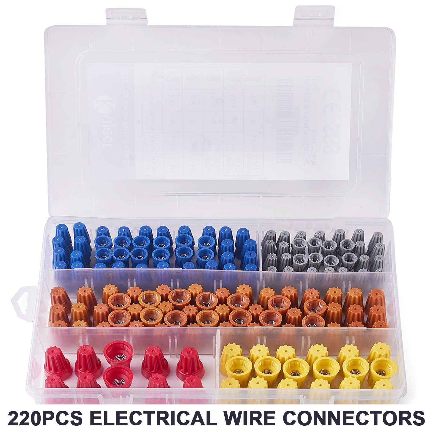 110/158/220Pcs Screw Crimp Cap - Wire Connector Cap avaliação e preço