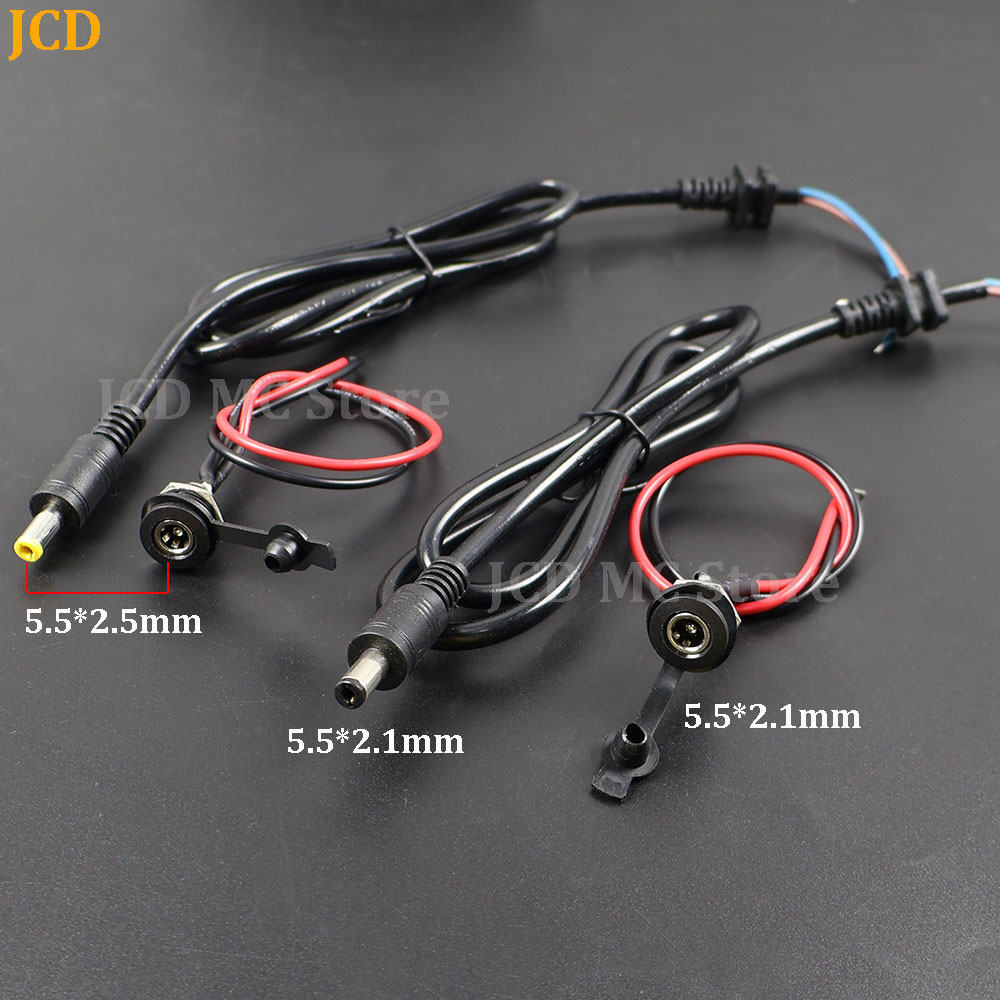 1PC DC Power Male Female Jack  - Wire Connector Cap avaliação e preço
