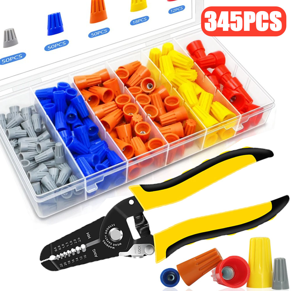 345PCS Crimping Cap Fast Wire  - Wire Connector Cap avaliação e preço