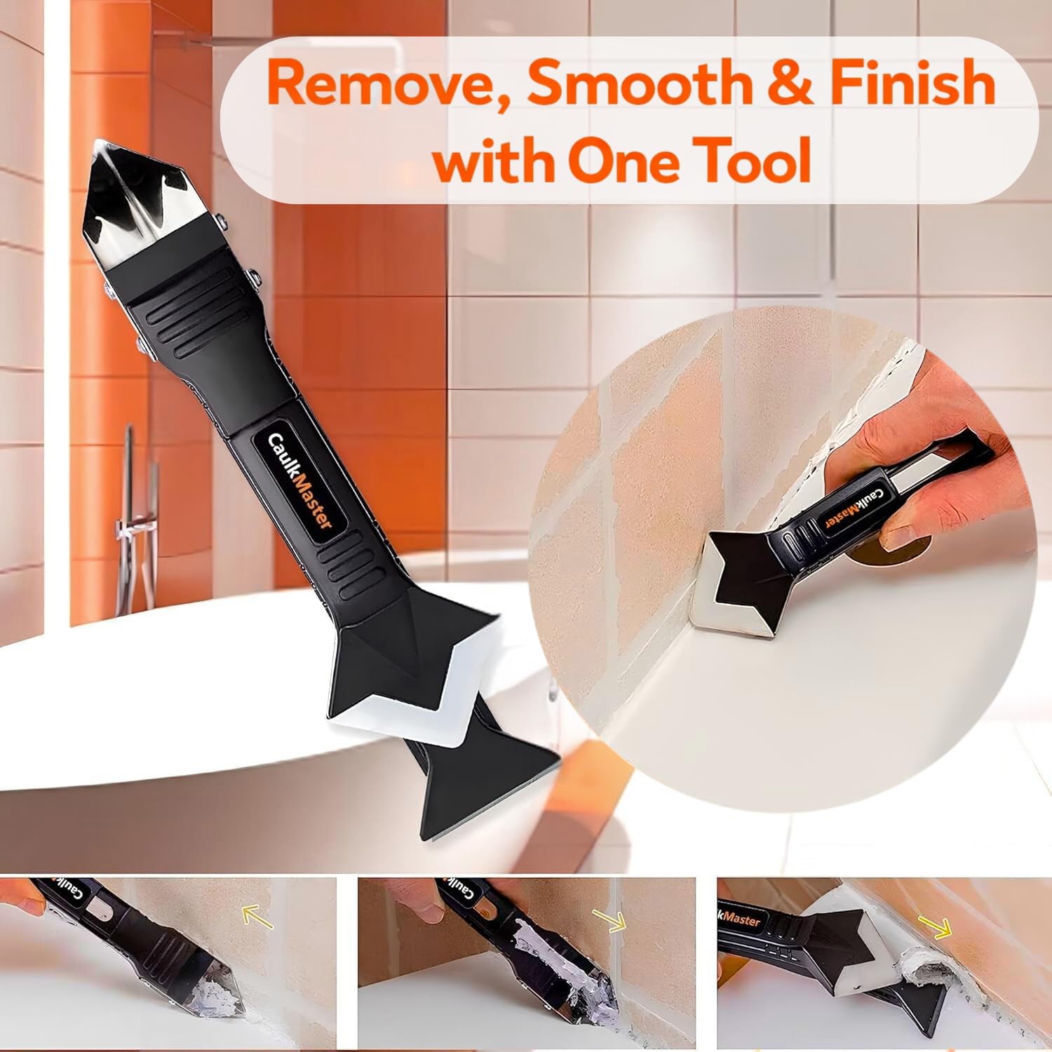 3 in 1 Silicone Caulking Tool  - Bathroom Caulk Siliconized avaliação e preço