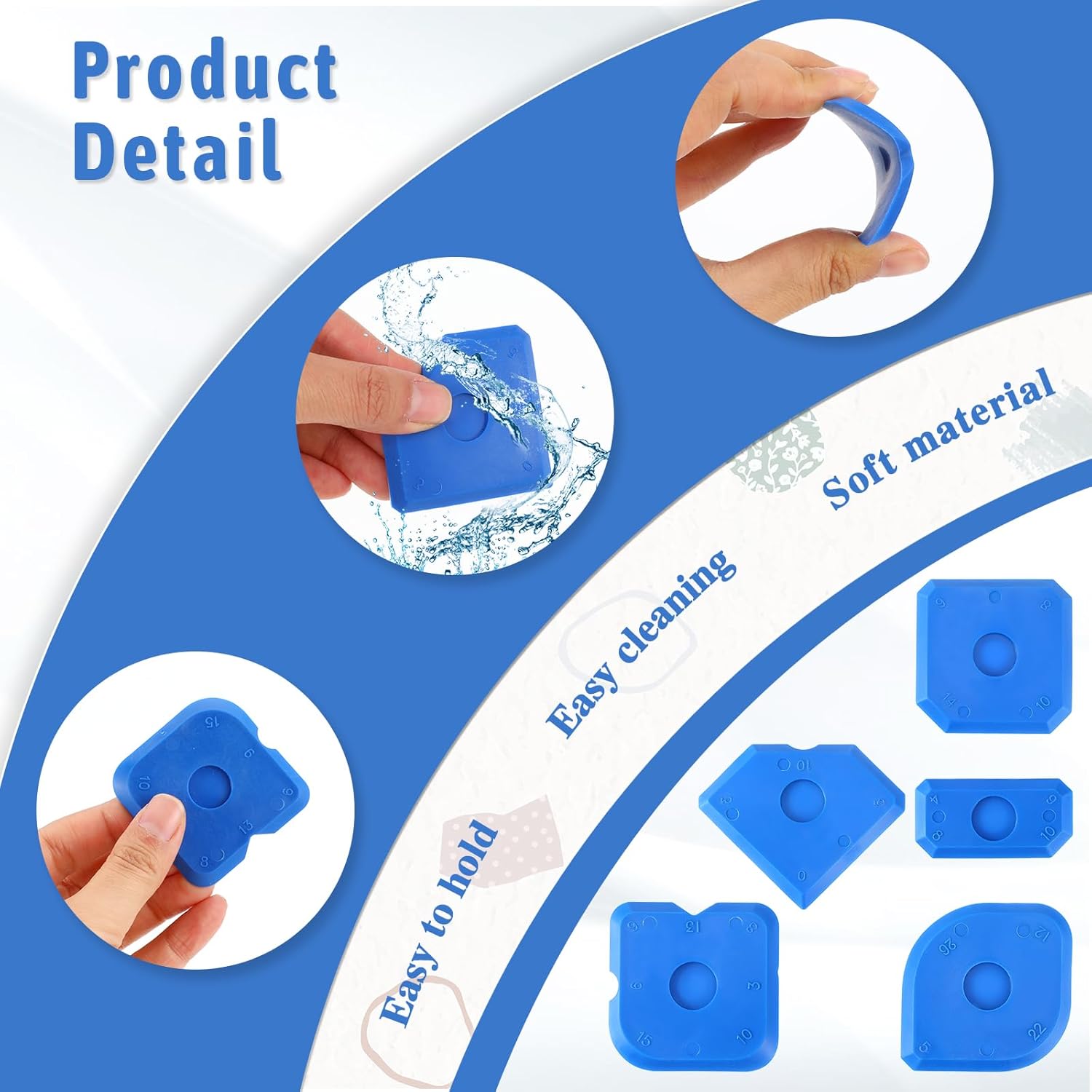 10 Pcs Silicone Caulking Tool  - Bathroom Caulk Siliconized avaliação e preço