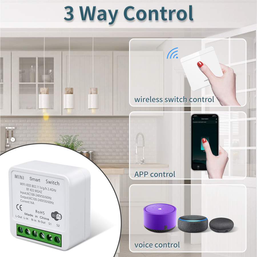 16A Tuya WiFi DIY Smart Switch - Home Improvement Diy avaliação e preço