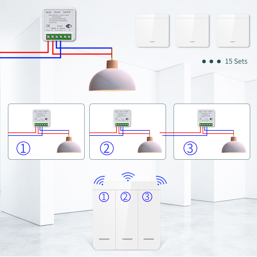 16A Tuya WiFi DIY Smart Switch - Home Improvement Diy avaliação e preço