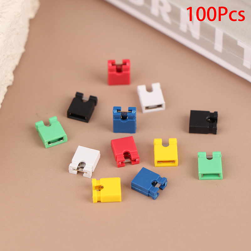 New 100PCS Pitch Jumper Shorte - Wire Connector Cap avaliação e preço