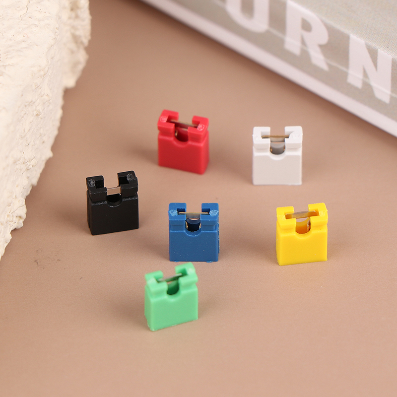 New 100PCS Pitch Jumper Shorte - Wire Connector Cap avaliação e preço