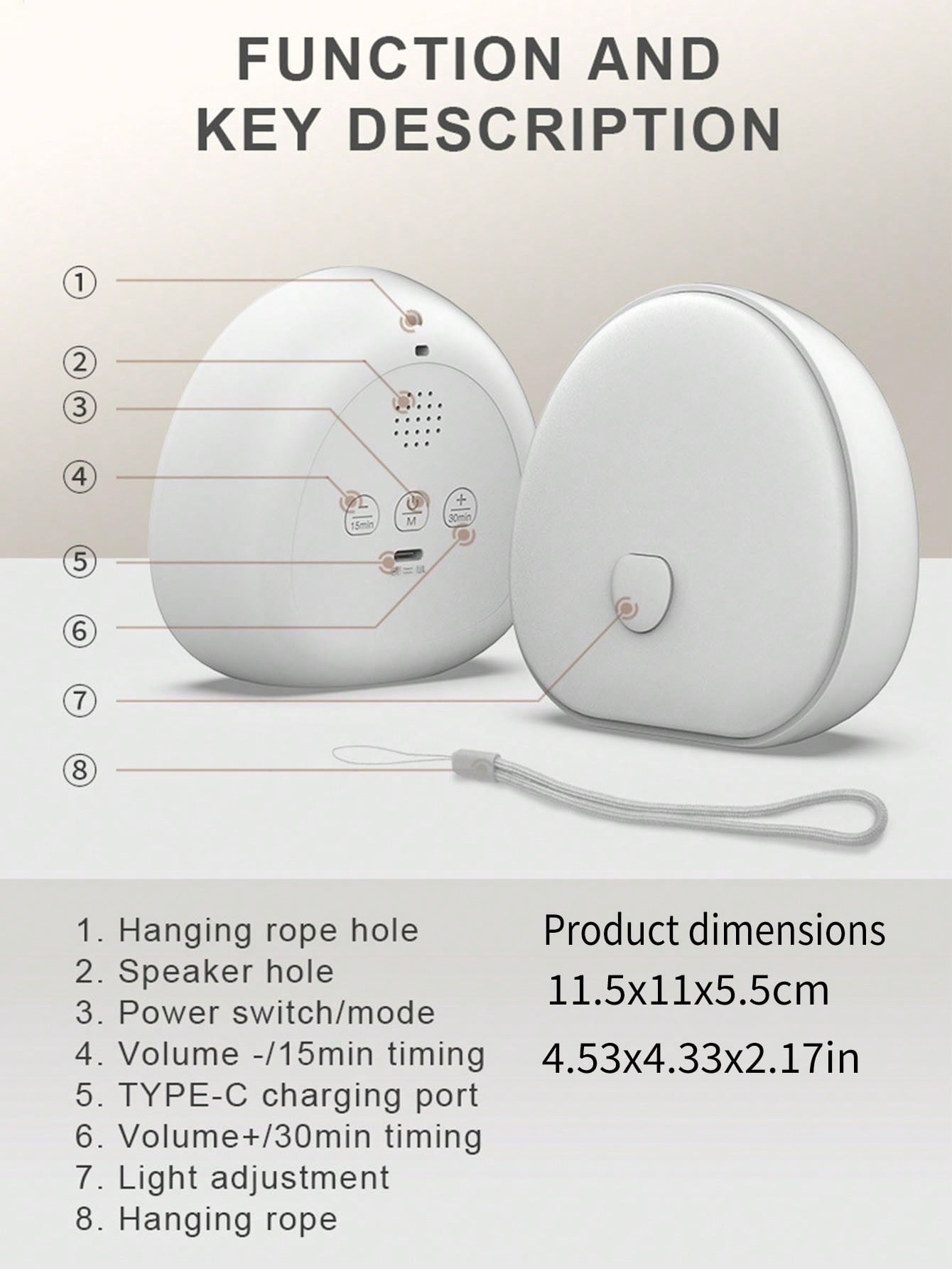 Rechargeable White Noise Machi - Home Improvement Help avaliação e preço