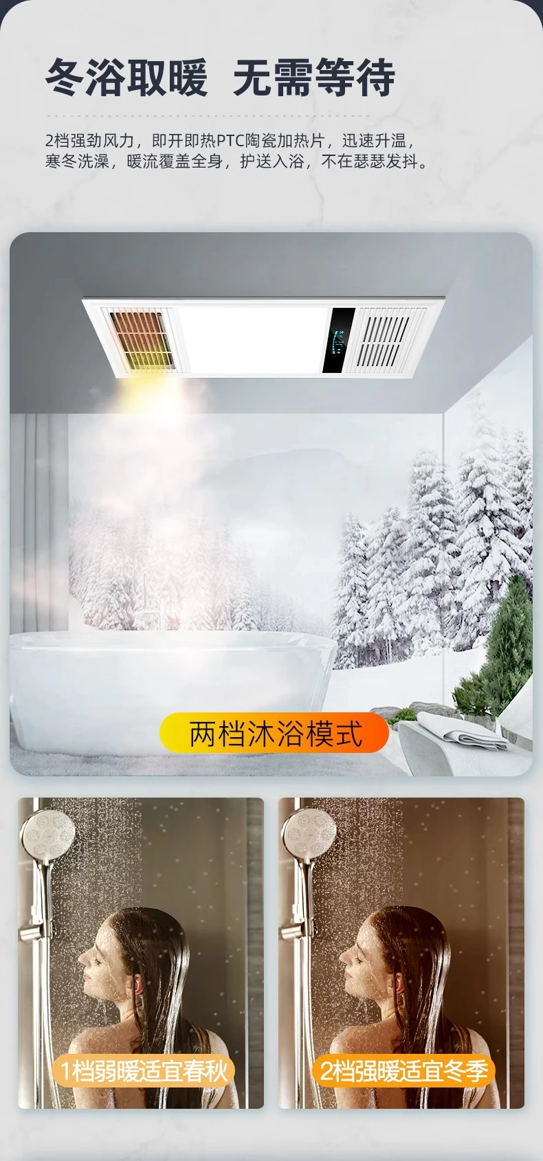 220V Bathroom Exhaust Fan with - Ceiling Fan Mount avaliação e preço