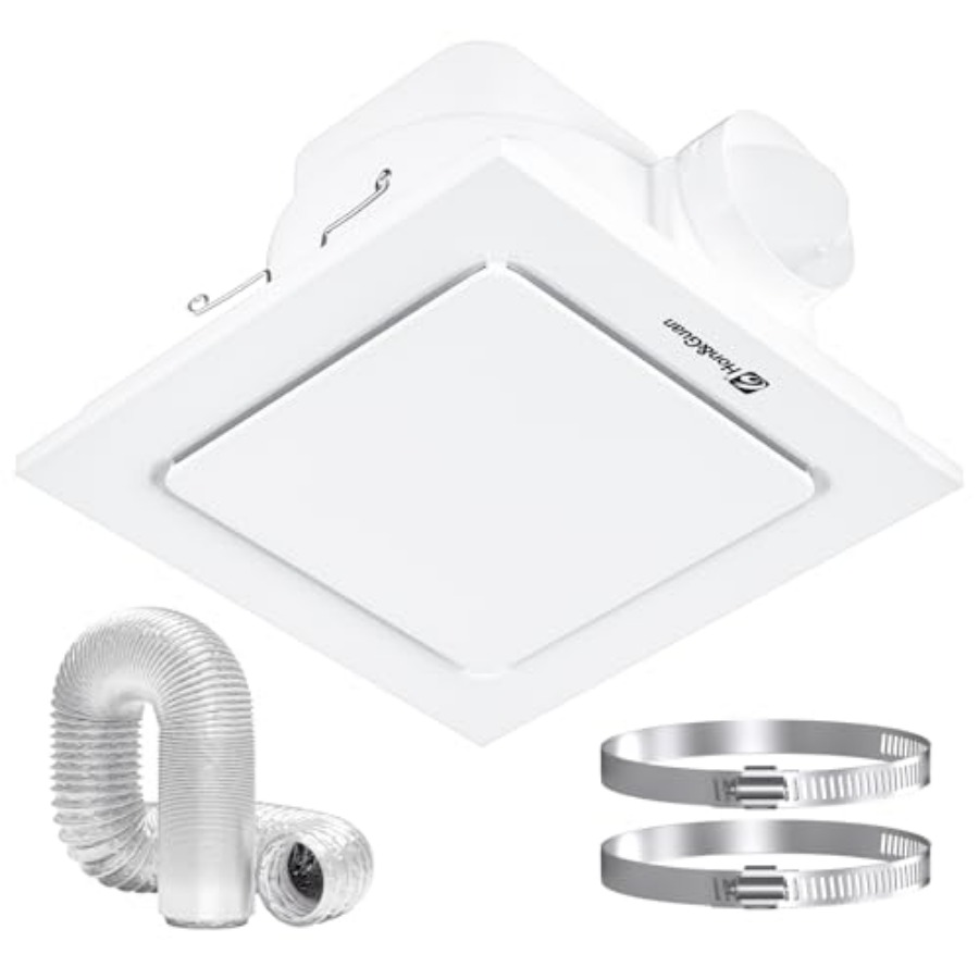 Bathroom Exhaust Fan, Quiet Ba - Ceiling Fan Mount avaliação e preço